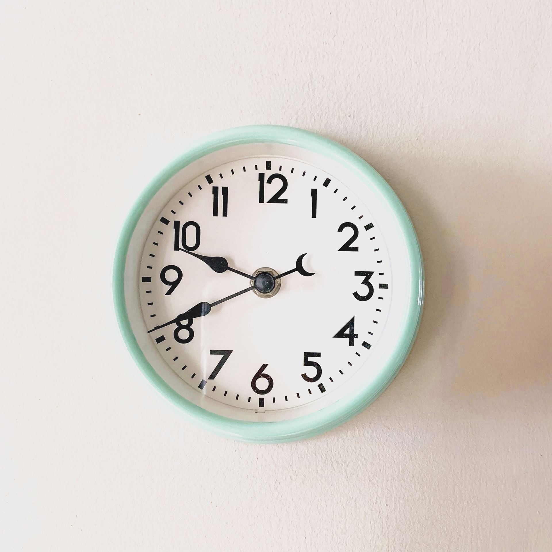 a clock hanging on the wall